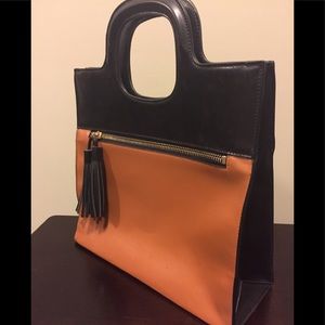 Handled Colorblock Tote